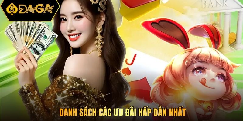 Danh sách các ưu đãi hấp dẫn nhất