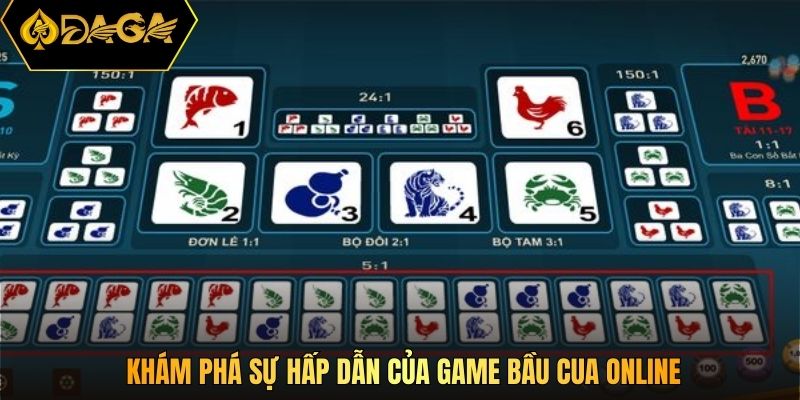 Khám phá sự hấp dẫn của game bầu cua online