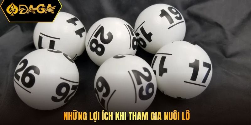 Những lợi ích khi tham gia nuôi lô