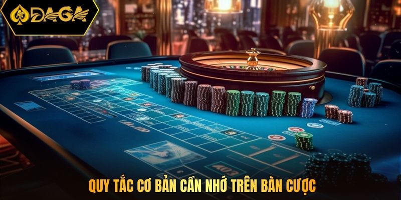 Quy tắc cơ bản cần nhớ trên bàn cược